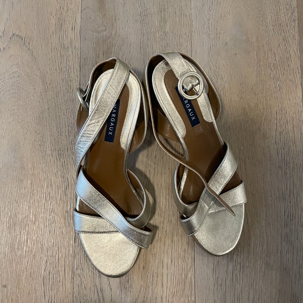 Margaux The City Sandal - Platinum - 38.5 (US 8.5) / Medium